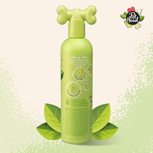 SHAMPOO PARA CACHORROS PERA CON MANZANILLA PET HEAD