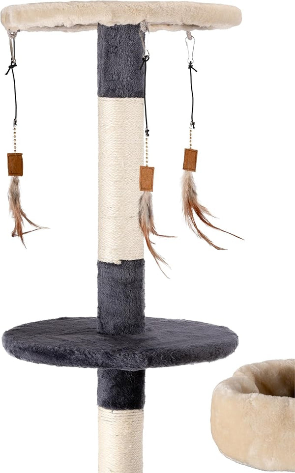 MUEBLE RASCADOR PARA GATO 143 CM FANCY PETS