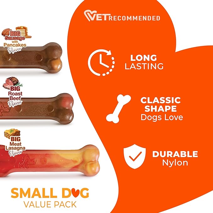 JUEGUETE MORDEDERA PARA PERRO PAQUETE ETAPAS CACHORRITO NYLABONE