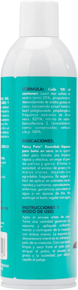 ESPUMA PARA BAÑO EN SECO ESSENTIALS 300 ML FANCY PETS
