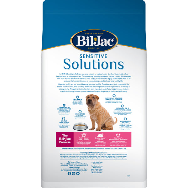 ALIMENTO SECO  SENSITIVE SOLUTIONS CON PESCADO BLANCO 2.7KG BIL-JAC