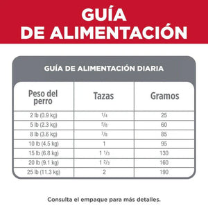 ALIMENTO SECO PARA PERROS HILL'S SCIENCE DIET RAZAS PEQUEÑAS ADULTO 7KG HILLS