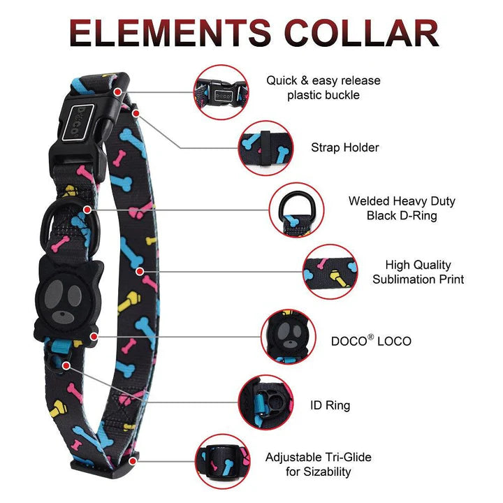 COLLAR ESTAMPADO PARA PERRO DOCO