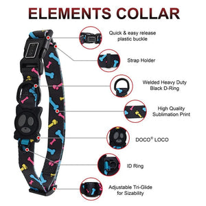 COLLAR ESTAMPADO PARA PERRO DOCO
