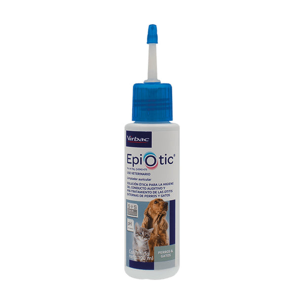 Virbac Epiotic limpiador de oídos para perro y gato, 100 ml