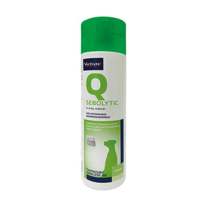 Virbac Sebolytic shampoo dermatológico antiseborreico para perro, 250 ml