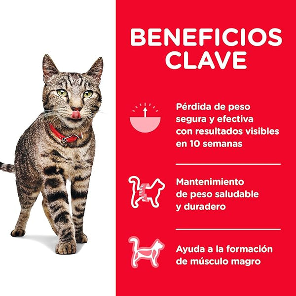 ALIMENTO SECO PARA GATO PERFECT WEIGHT GATO 1.36KG HILLS