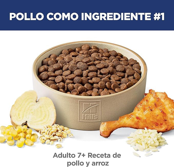 ALIMENTO PARA PERRO SENIOR 7+ 12KG HILLS
