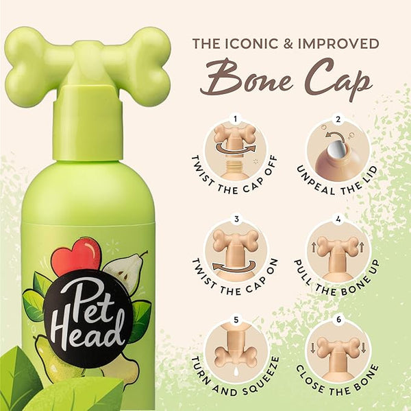 SHAMPOO PARA CACHORROS PERA CON MANZANILLA PET HEAD
