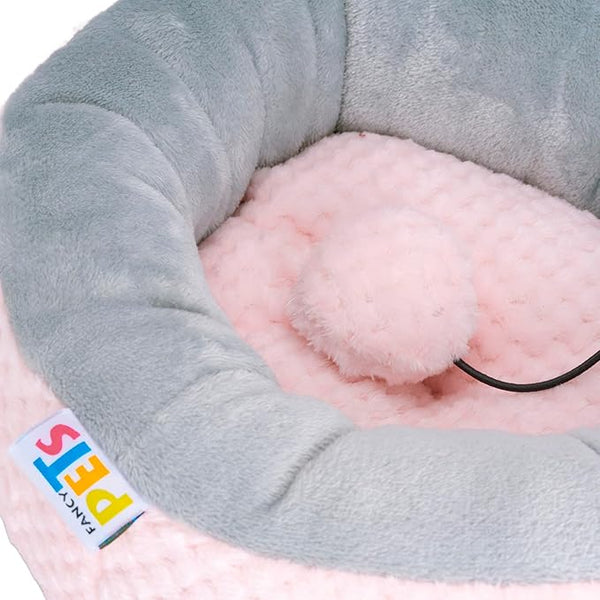 CAMA PARA MASCOTAS PETIT ROSA/GRIS PARA GATO FANCY PETS