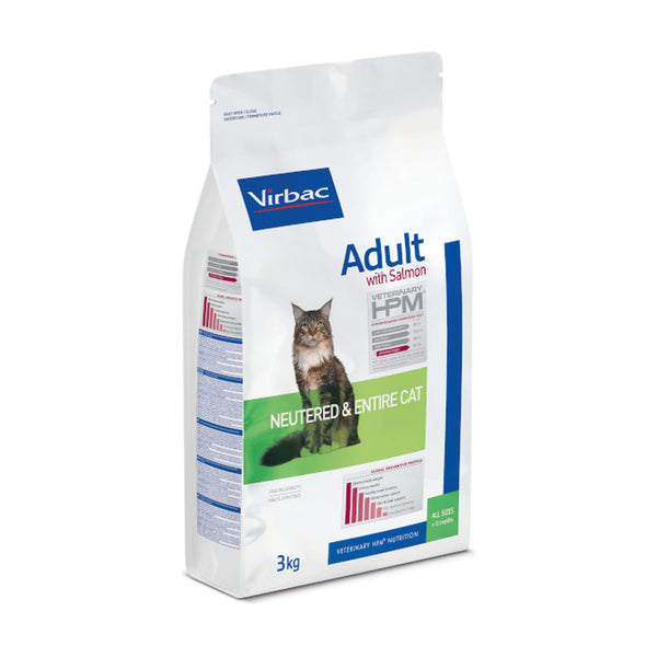 Virbac Veterinary HPM Adult Cat Salmon Neutered & Entire alimento seco para gato adulto esterilizado o entero