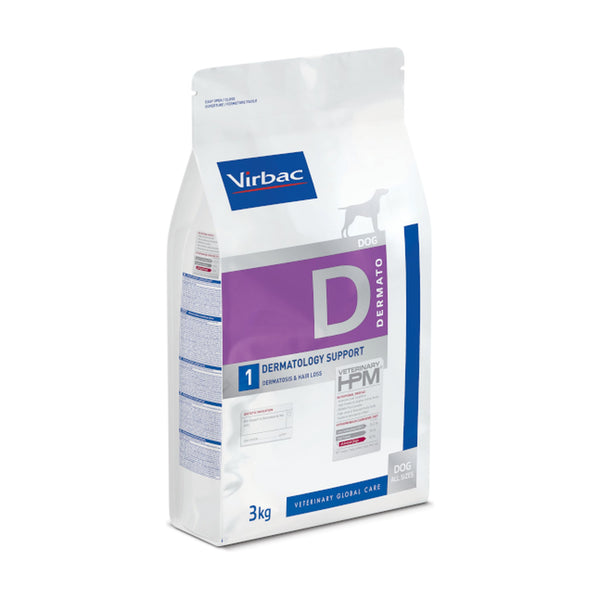 Virbac Veterinary HPM Dog Dermatology Support alimento seco para perro, cuidado de la piel y el pelo