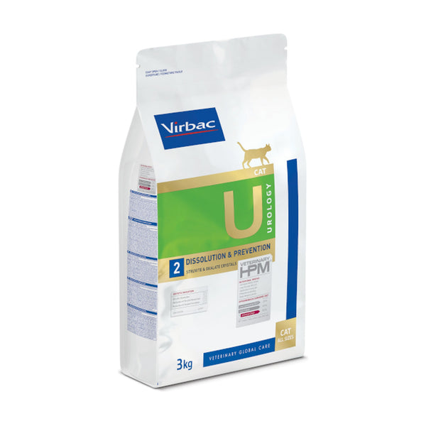 Virbac Veterinary HPM Cat Urology Dissolution & Prevention alimento seco para gato, cálculos urinarios