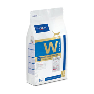 Virbac Veterinary HPM Weight Loss & Diabetes alimento seco para gato con obesidad o diabetes, 3 kg