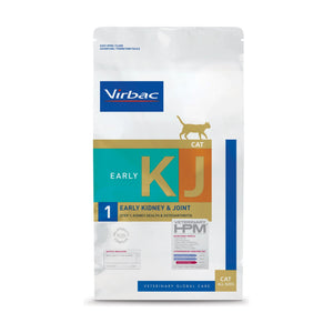 Virbac Veterinary HPM Early Kidney & Joint alimento seco para gato, riñón en etapa inicial y articulaciones, 3 kg