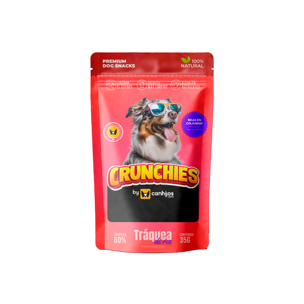 PREMIOS PARA PERRO DE TRAQUEA DE RES 35 GR CRUNCHIES