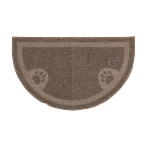 Arm & Hammer tapete semicircular para arenero de gato, atrapa arena, 60 x 36 cm