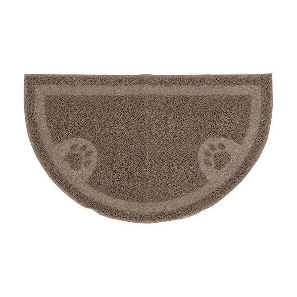 Arm & Hammer tapete semicircular para arenero de gato, atrapa arena, 60 x 36 cm