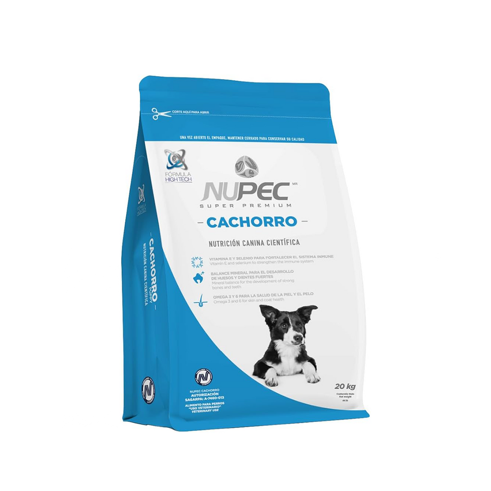 ALIMENTO SECO PARA CACHORRO 20K NUPEC
