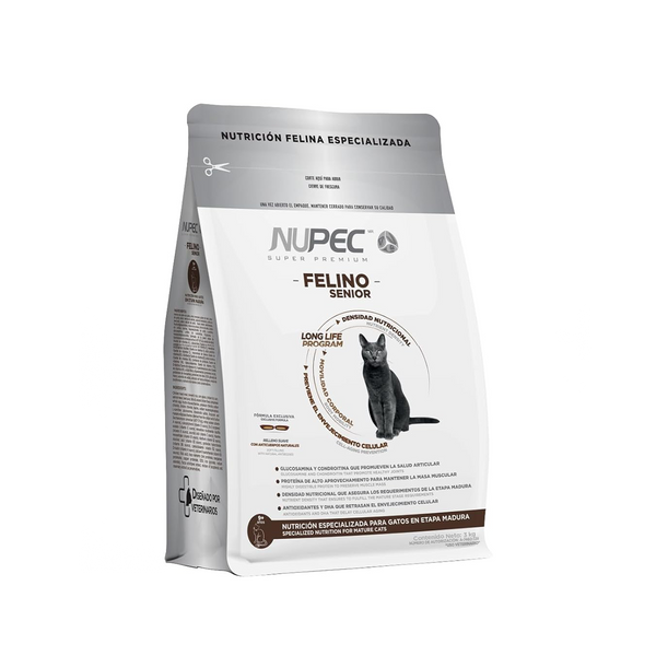 ALIMENTO SECO PARA GATO SENIOR 3K NUPEC