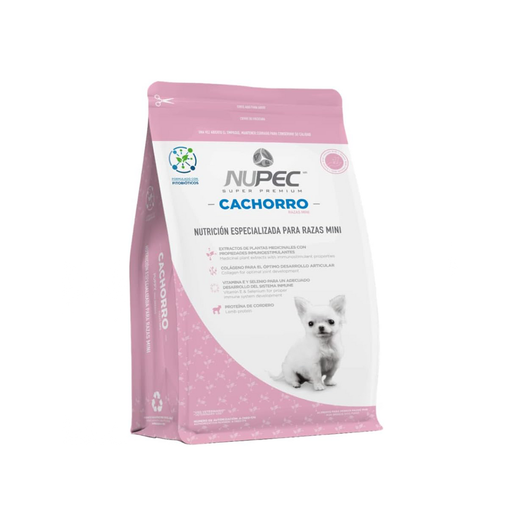 ALIMENTO SECO RAZAS MINI CACHORRO 3K NUPEC