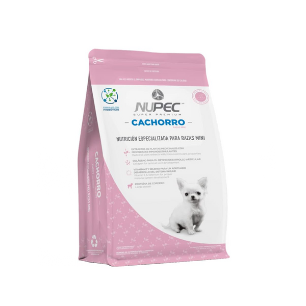 ALIMENTO SECO RAZAS MINI CACHORRO 3K NUPEC