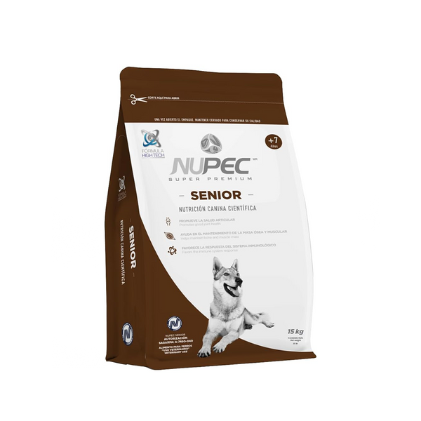 ALIMENTO SECO PARA PERRO SENIOR 15K NUPEC