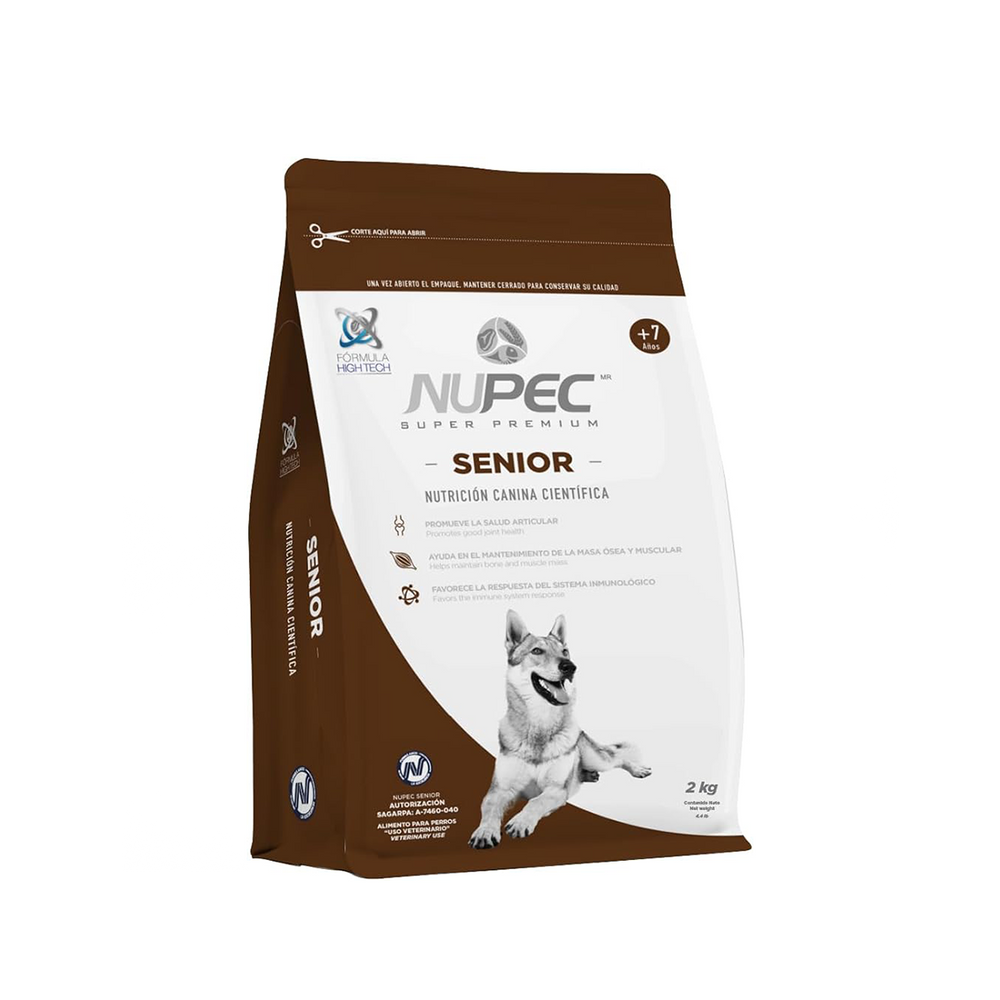 ALIMENTO SECO PARA PERRO SENIOR 2K NUPEC