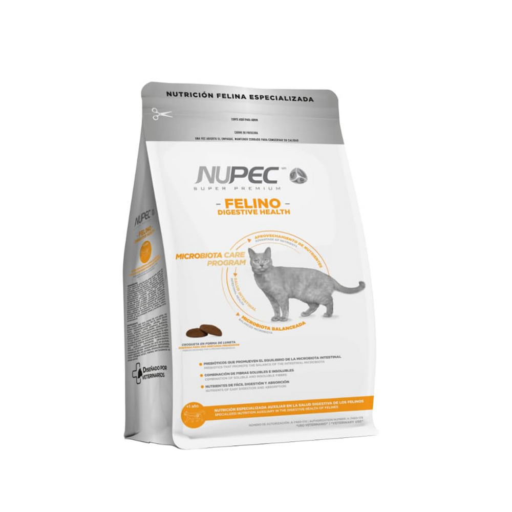 ALIMENTO SECO PARA GATO CON PROBLEMAS DIGESTIVO 1.5KG NUPEC