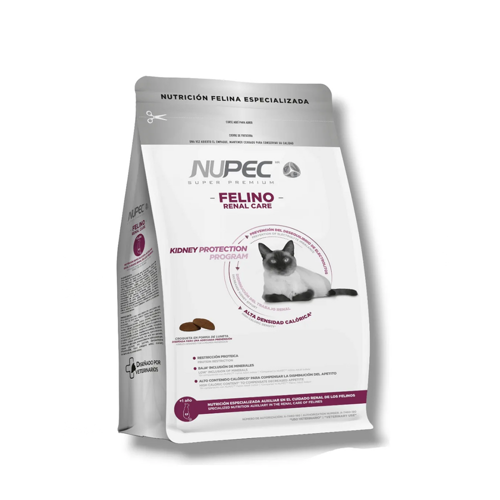 ALIMENTO SECO PARA GATO CON PROBLEMAS RENALES 1.5KG NUPEC
