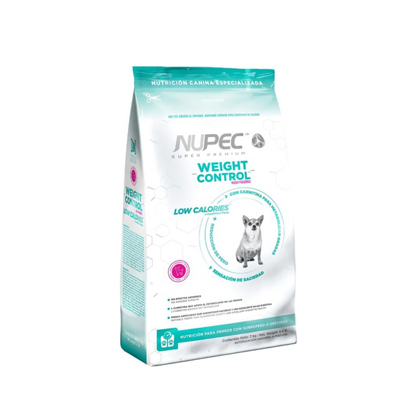 DRY DOG FOOD SMALL BREEDS WEIGHT CONTROL 2KG NUPEC