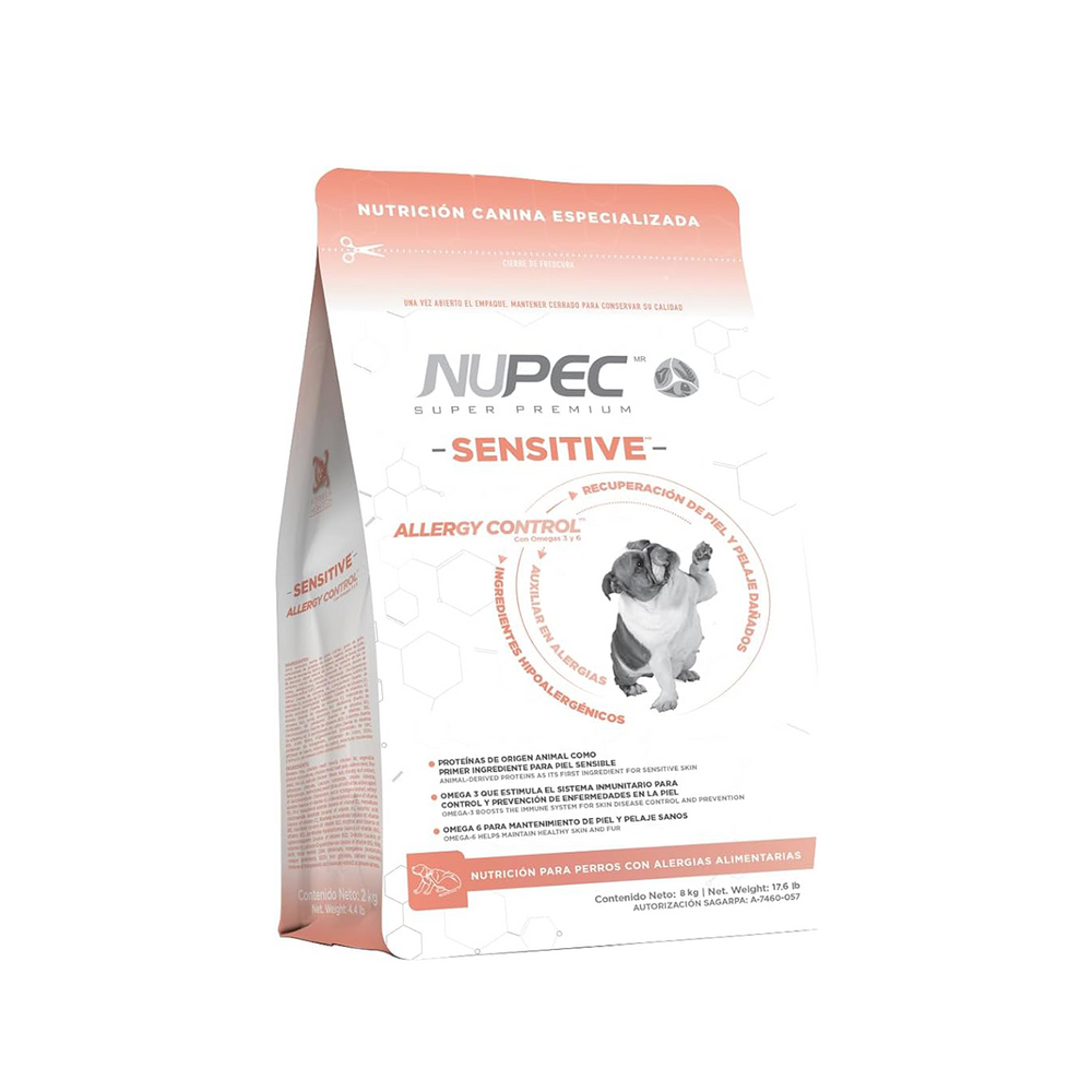 ALIMENTO SECO PARA PERRO ADULTO SENSITIVE 15K NUPEC