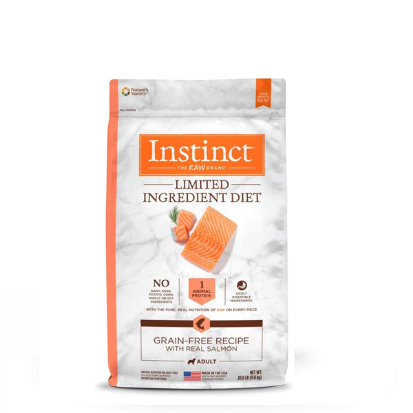 ALIMENTO SECO PARA PERRO CON SABOR A SALMON 10.9 KG INSTINCT