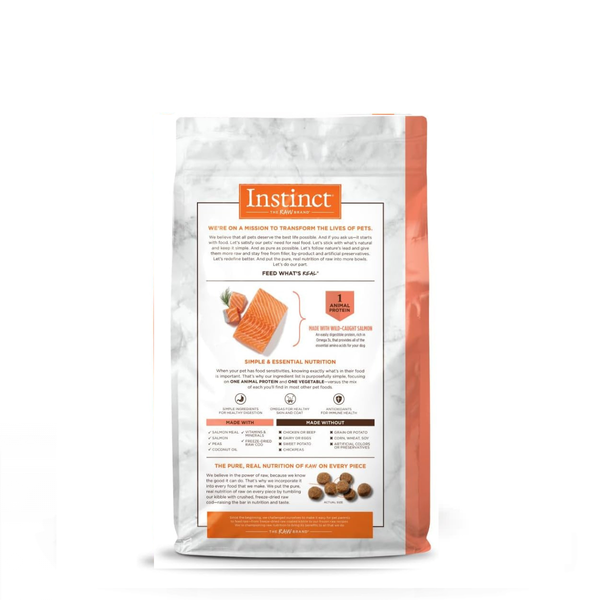 ALIMENTO SECO PARA PERRO CON SABOR A SALMON 10.9 KG INSTINCT