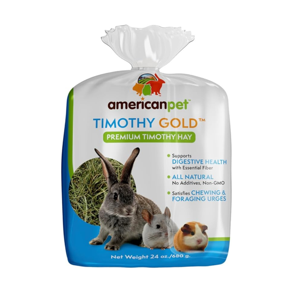 HENO PARA CONEJO, CUYO, CHINCHILLA TIMOTHY GOLD AMERICAN PET