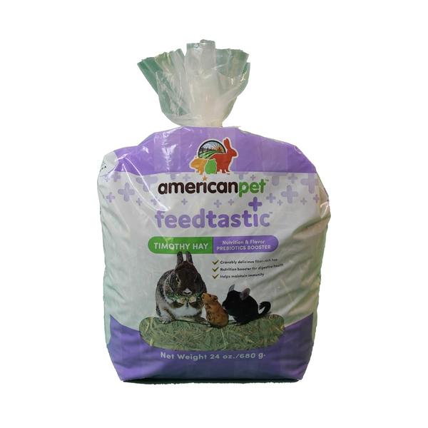HENO PARA CONEJO, CUYO, Y ROEDORES TIMOTHY PREMIUM CON PROBIÓTICOS AMERICAN PET