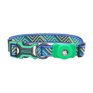 Collar para perro DOCO con porta AirTag integrado y hebilla de liberación rápida