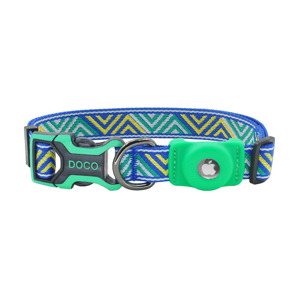 Collar para perro DOCO con porta AirTag integrado y hebilla de liberación rápida