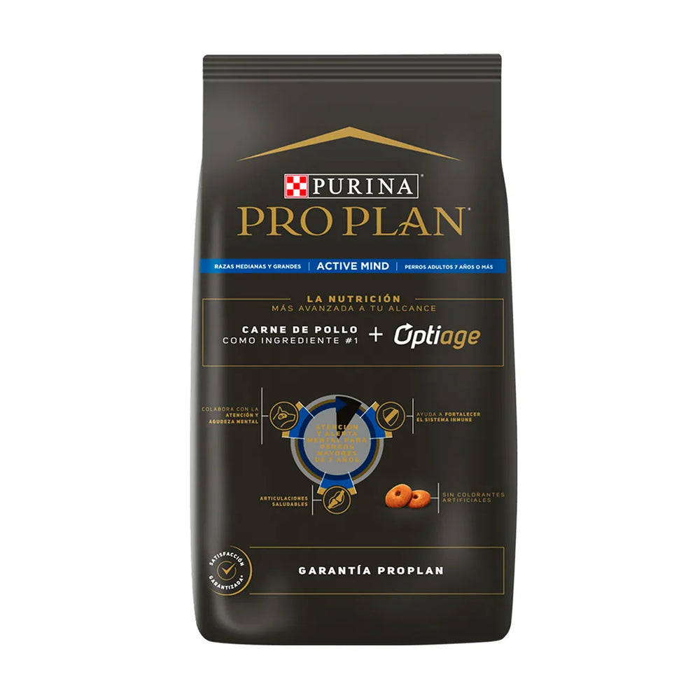 ALIMENTO SECO PARA PERRO ADULTO ACTIVE MIND MED/GDE 7.5KG PROPLAN