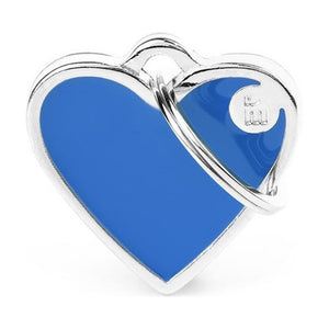 MyFamily Basic Handmade placa de identificación corazón para perro y gato