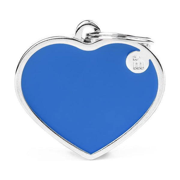 MyFamily Basic Handmade placa de identificación corazón para perro y gato