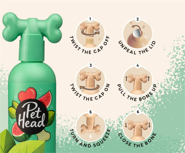 SHAMPOO DESENREDANTE PARA PERRO SANDÍA CON MANTECA DE SHIA PET HEAD