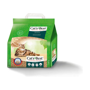 Cat's Best Sensitive arena vegetal aglutinante de grano fino para gato, 8 L (2.9 kg)