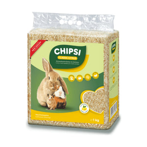 Chipsi Classic Citrus viruta de madera con aroma a limón para pequeñas mascotas, 15 L