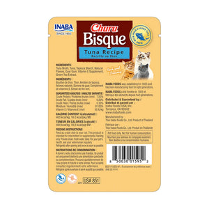 INABA Churu Bisque complemento cremoso para gato receta de atún, 2 oz