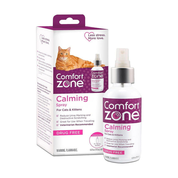 Comfort Zone spray calmante con feromonas para gato, control de marcaje y rasguños