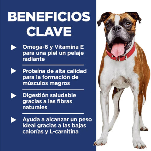 ALIMENTO SECO PARA PERO ADULTO BAJO EN CALORIAS 13.6 KG HILLS