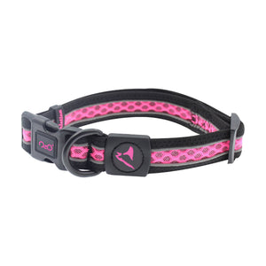 Collar para perro DOCO Lunar de malla doble transpirable con vivo reflejante