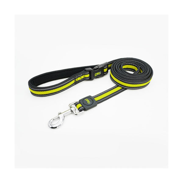 Correa para perro DOCO Athletica Easy-Snap de malla reflejante con asa de enganche, 1.8 m