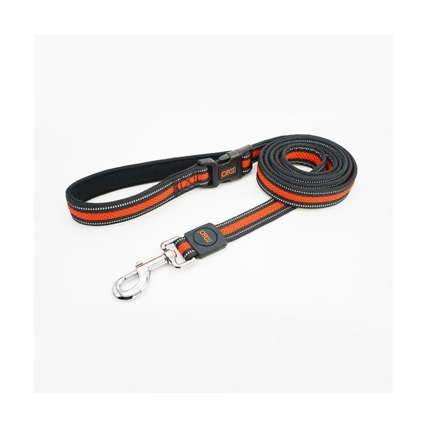 Correa para perro DOCO Athletica Easy-Snap de malla reflejante con asa de enganche, 1.8 m
